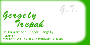 gergely trepak business card