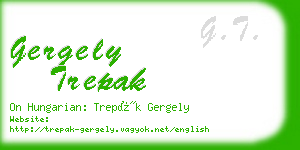 gergely trepak business card